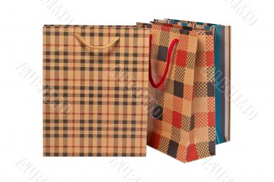 Three shopping bags