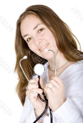 beautiful female doctor