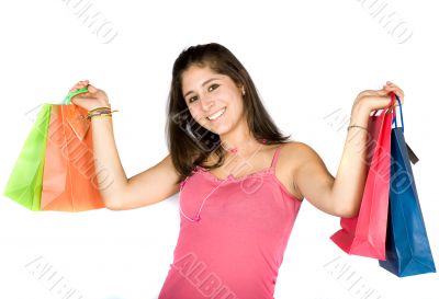 girl shopping