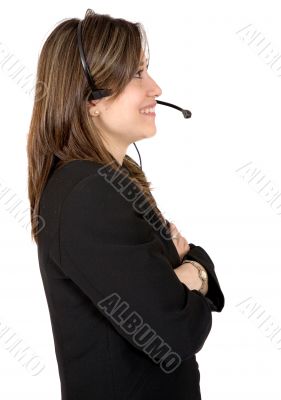Beautiful Customer Support Girl