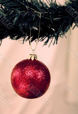 christmas red ball