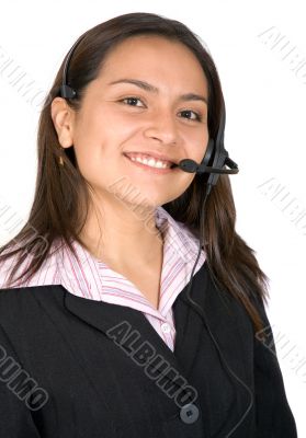 Beautiful Customer Support Girl