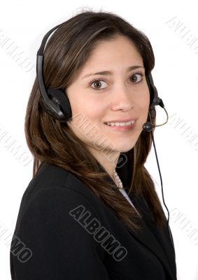 Beautiful Customer Support Girl