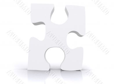 white puzzle piece