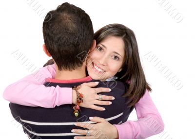 couple smiling