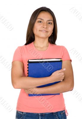 beautiful female student
