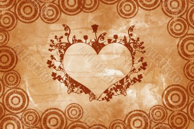 Valentine vintage heart