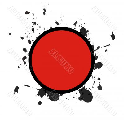Grunge frame - vector