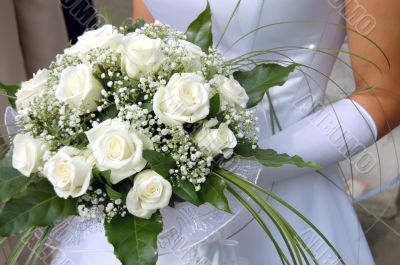 Bride`s bouquet