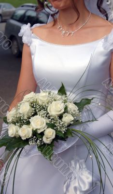 Bride`s bouquet