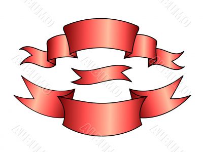 Red banners