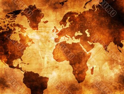 MAP OF THE WORLD