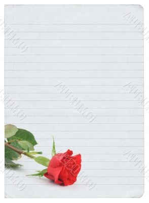 blank love letter