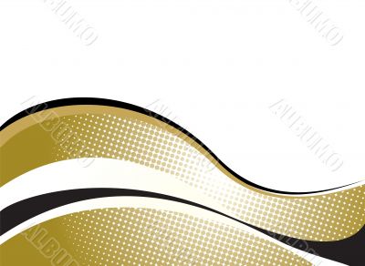golden halftone