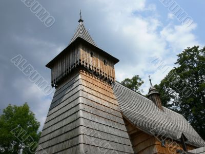 Tower of wooden church