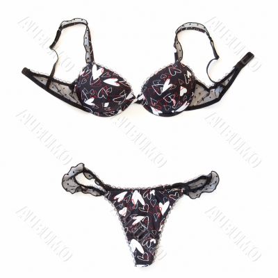 Brassiere and shorts