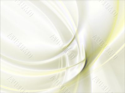 Fractal Abstract Background - Flowing yellow