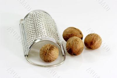Nutmegs with Grater