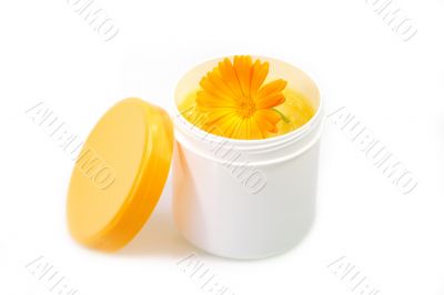 Handcream with marigold