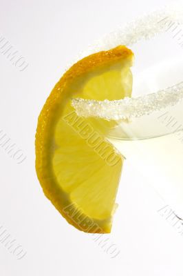 Margarita with Lemon Slice