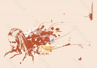 woman`s face