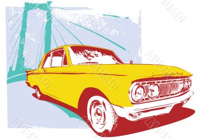 retro car