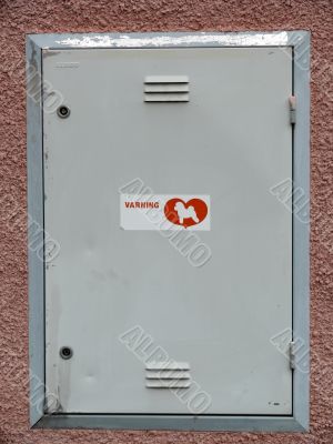 Warning Dog In Locker