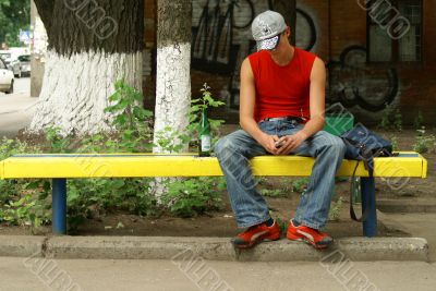 teenager on the gang
