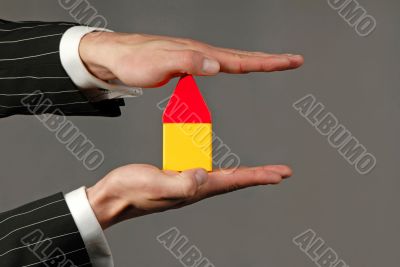 symbolical model of  house