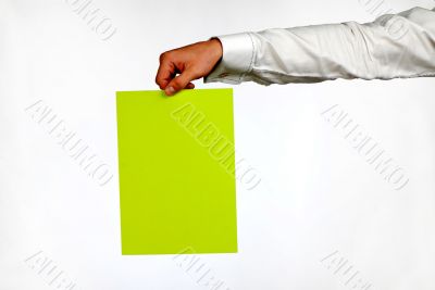 hand of  businessman