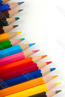 multi-coloured pencils