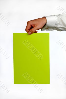hand of  businessman