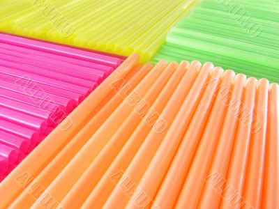 color cocktail straws