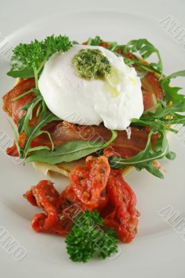 Poached Egg Pesto 5