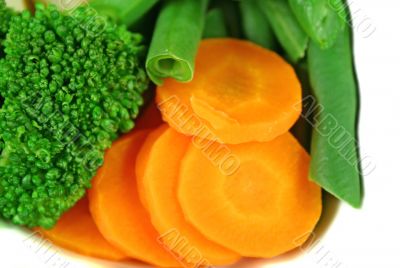 Carrot, Broccoli And Beans
