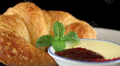 Croissant With Jam 4