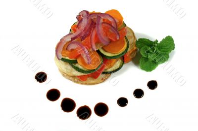 Roasted Vegetable Stack