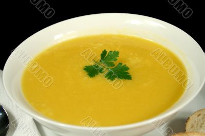 Pumpkin Soup With Parsley