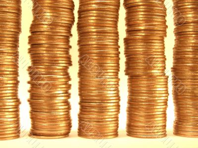 Gold coins.