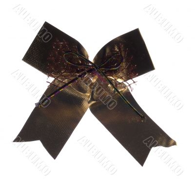 gold decorative bow