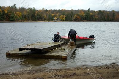 Moving the dock