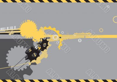 Abstract techno background
