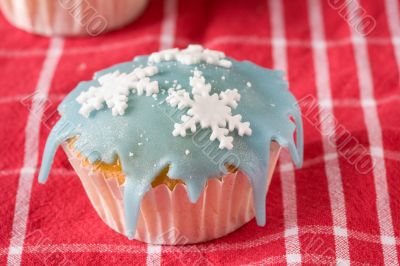 Snowflake cake