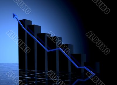 business graph of success