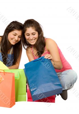 girls shopping