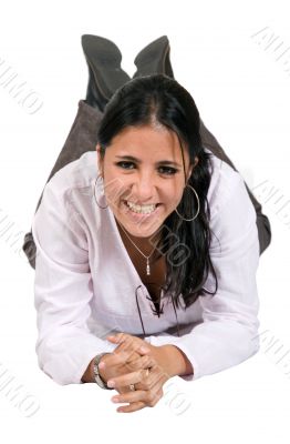 Girl on the floor
