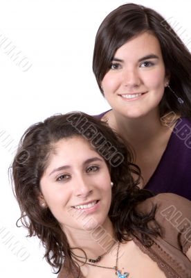 Beautiful girls portrait