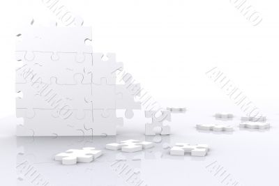 building a puzzle