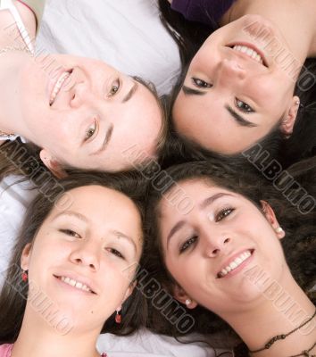 girls on the floor