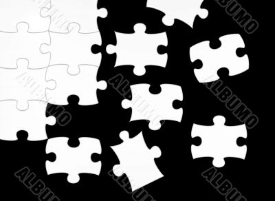 black and white puzzle